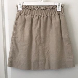 JCrew Linen Sidewalk Skirt